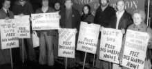 Solidarity picket with Shrewsbury 24, November 1975