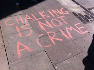 chalking no crime