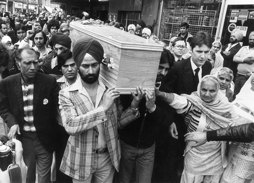 Blair Peach’s funeral, 13 June 1979.