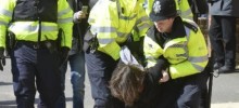 Students arrested as police and bailiffs end Sussex Uni occupation. Photo: The Argus.