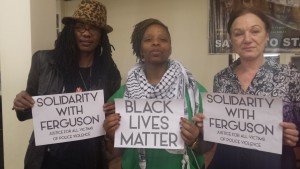 Patrisse Cullors #BlackLivesMatter with Carole Duggan and Marcia Rigg in Tottenham